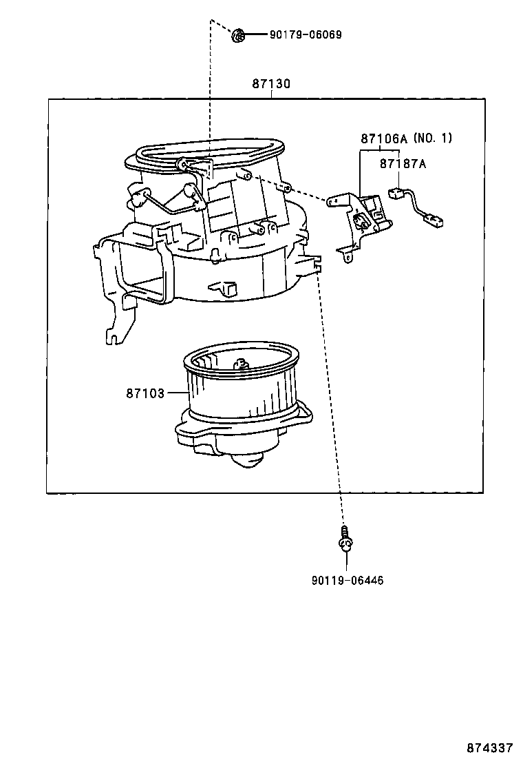  4RUNNER |  HEATING AIR CONDITIONING HEATER UNIT BLOWER