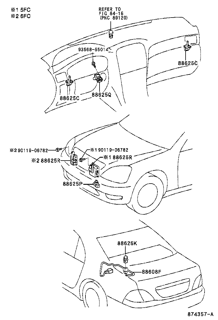  LS430 |  HEATING AIR CONDITIONING CONTROL AIR DUCT