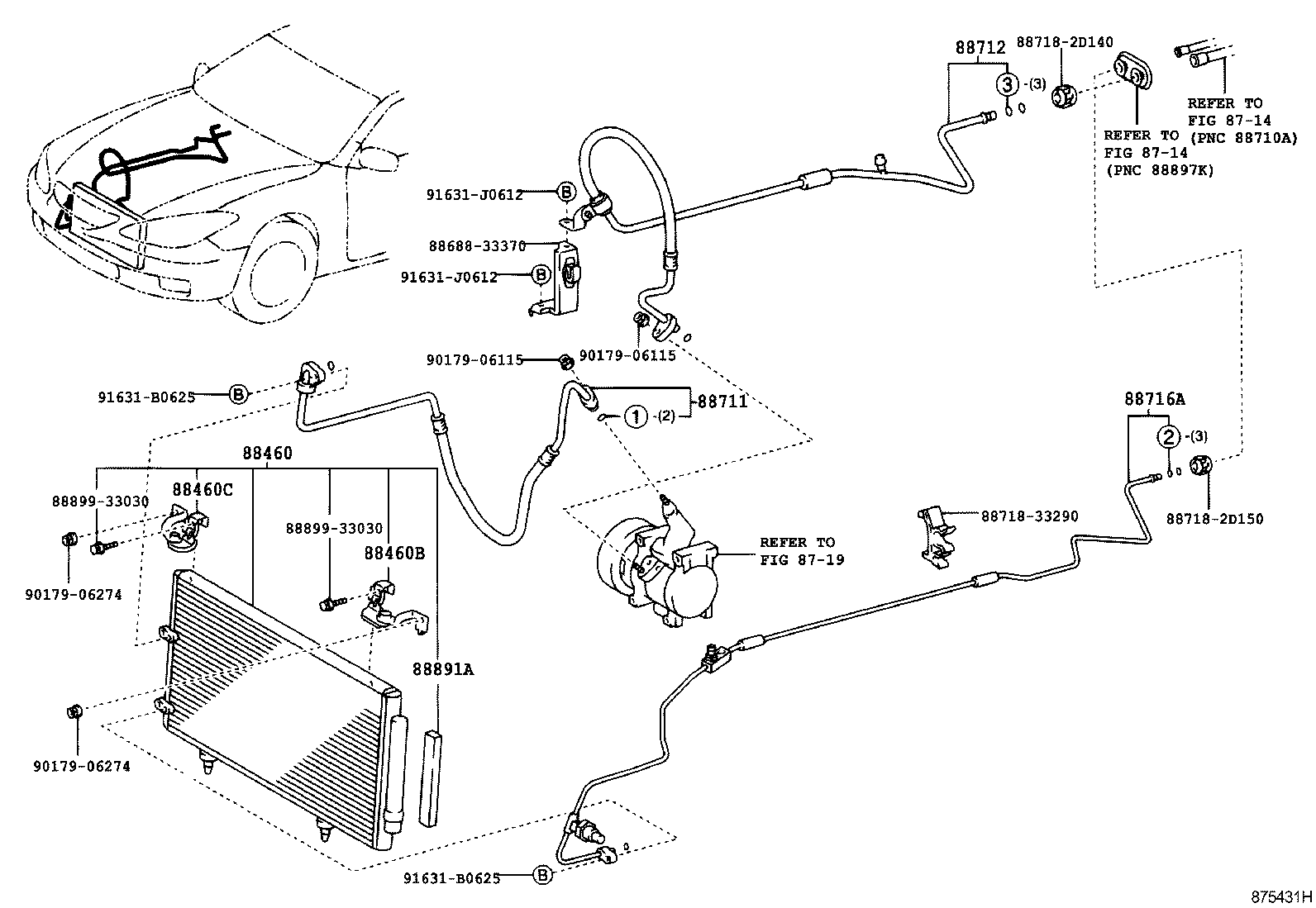  ES300 |  HEATING AIR CONDITIONING COOLER PIPING