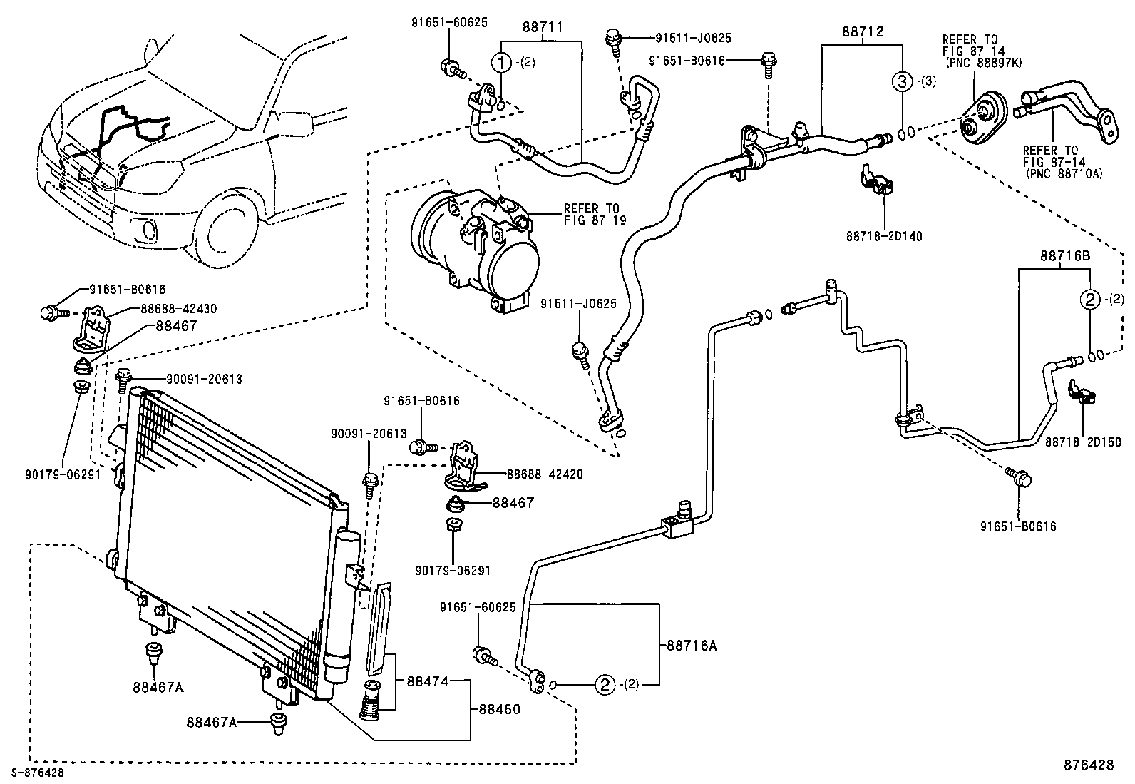  RAV4 |  HEATING AIR CONDITIONING COOLER PIPING