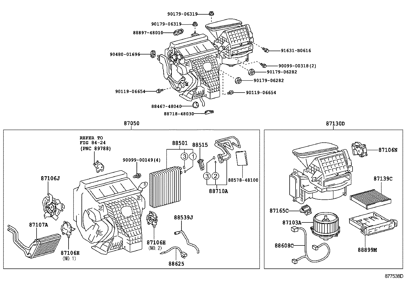  RX400H |  HEATING AIR CONDITIONING COOLER UNIT