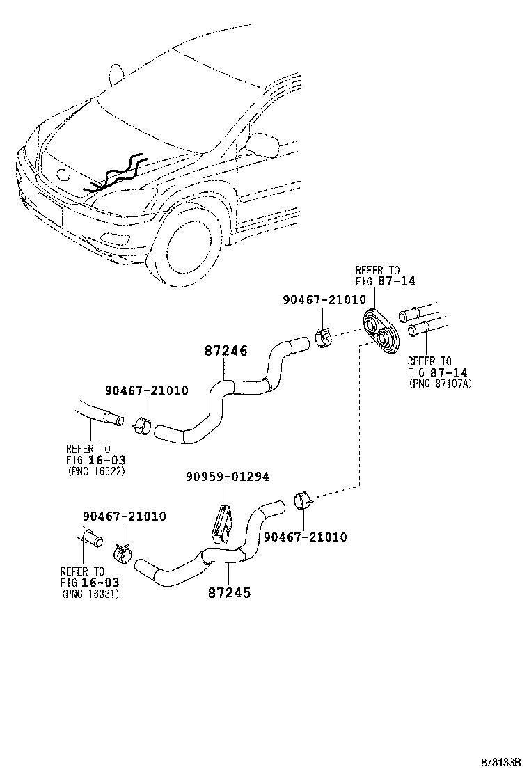  RX300 330 350 |  HEATING AIR CONDITIONING WATER PIPING