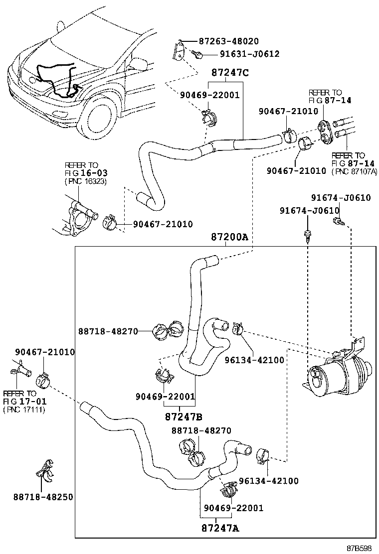  RX400H |  HEATING AIR CONDITIONING WATER PIPING