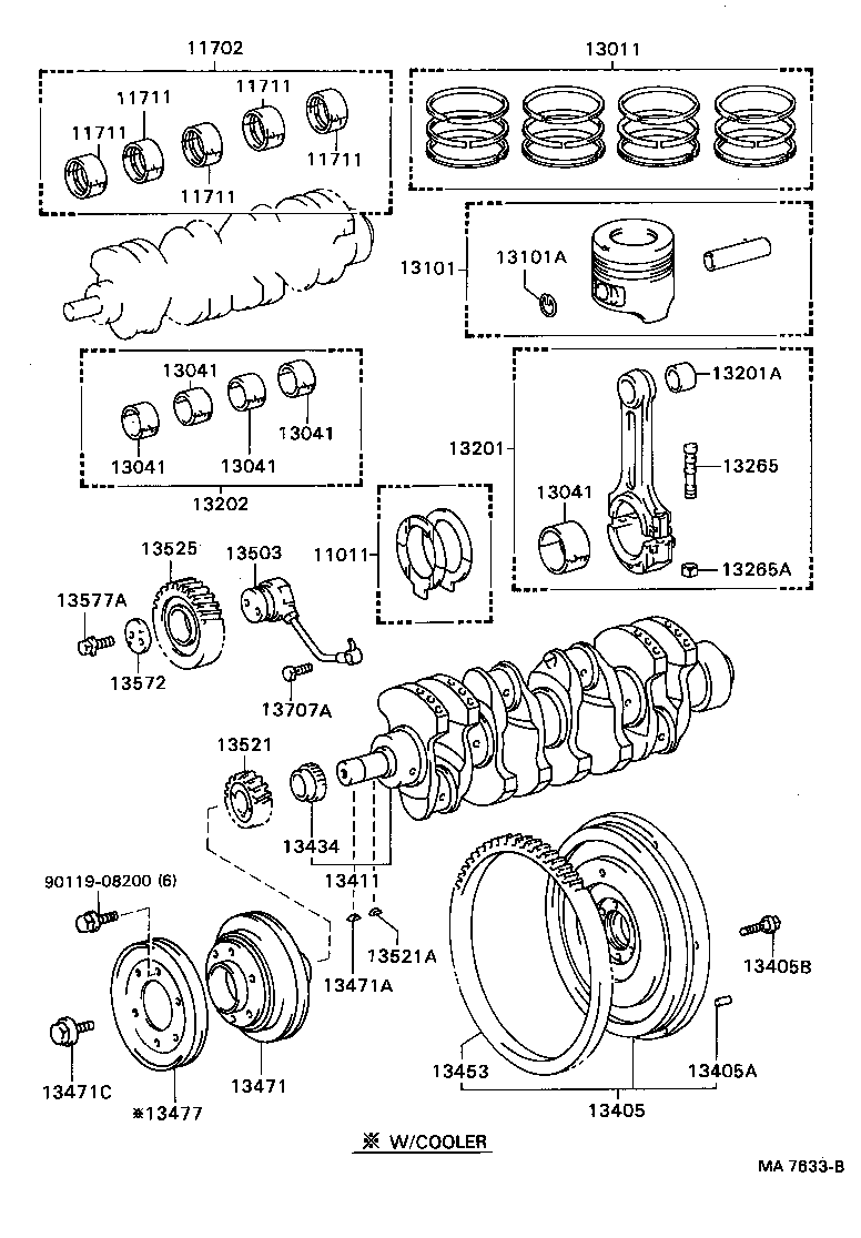  DYNA 200 |  CRANKSHAFT PISTON