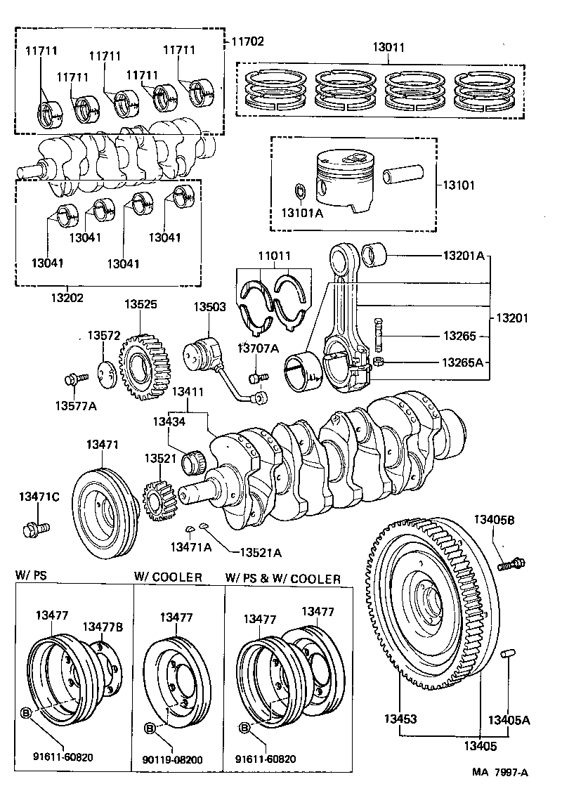  LAND CRUISER 70 |  CRANKSHAFT PISTON