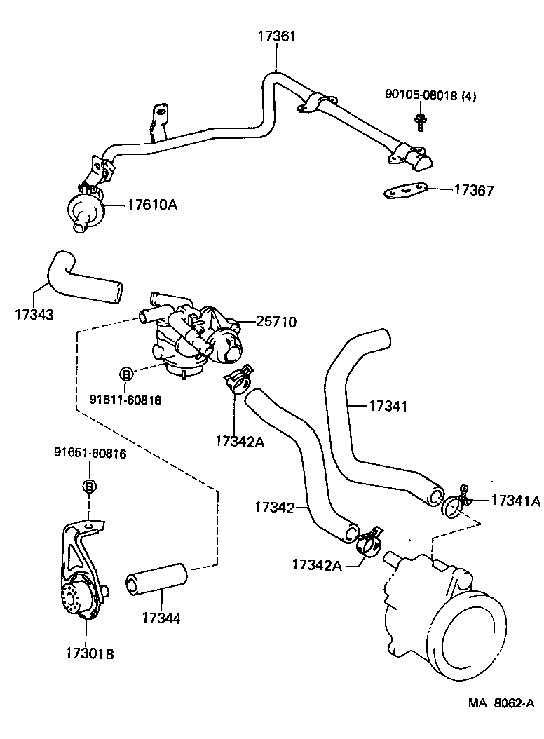  LAND CRUISER 70 |  MANIFOLD AIR INJECTION SYSTEM