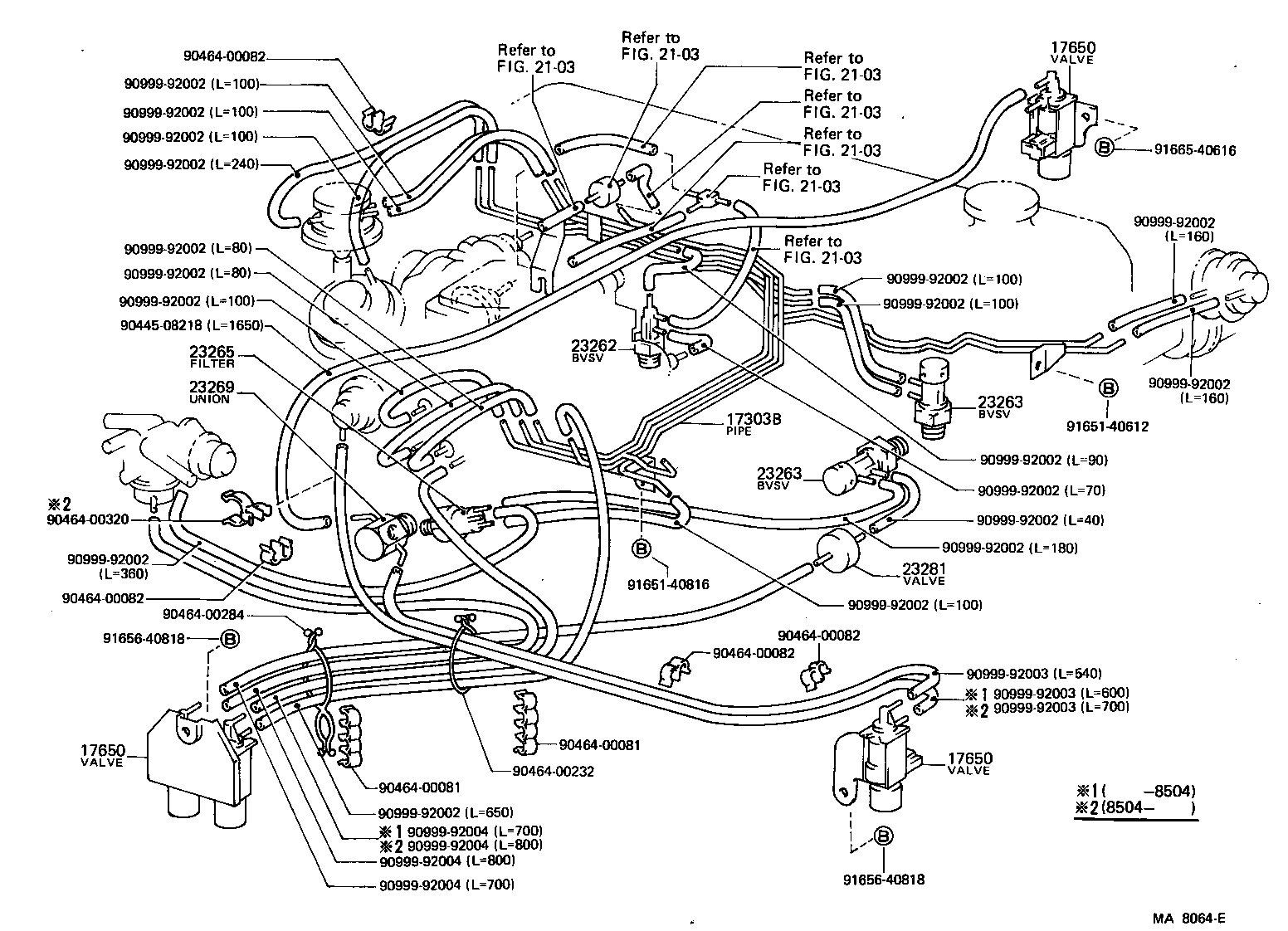  LAND CRUISER 70 |  VACUUM PIPING