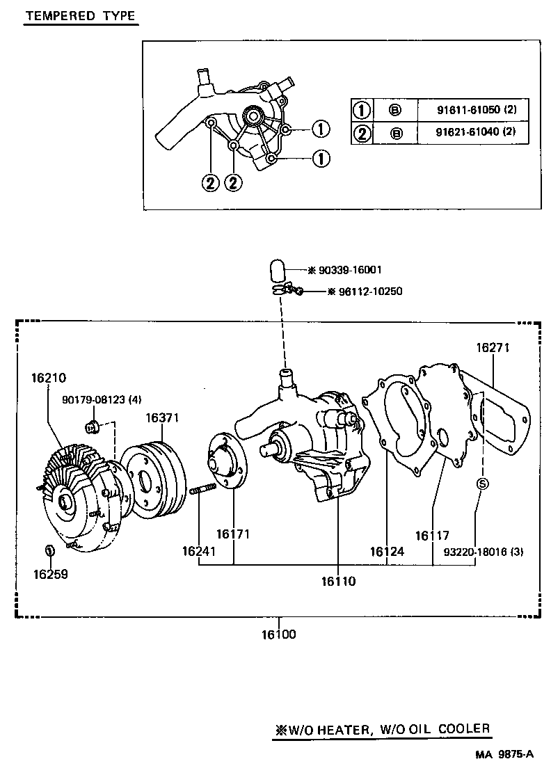  LAND CRUISER 60 |  WATER PUMP