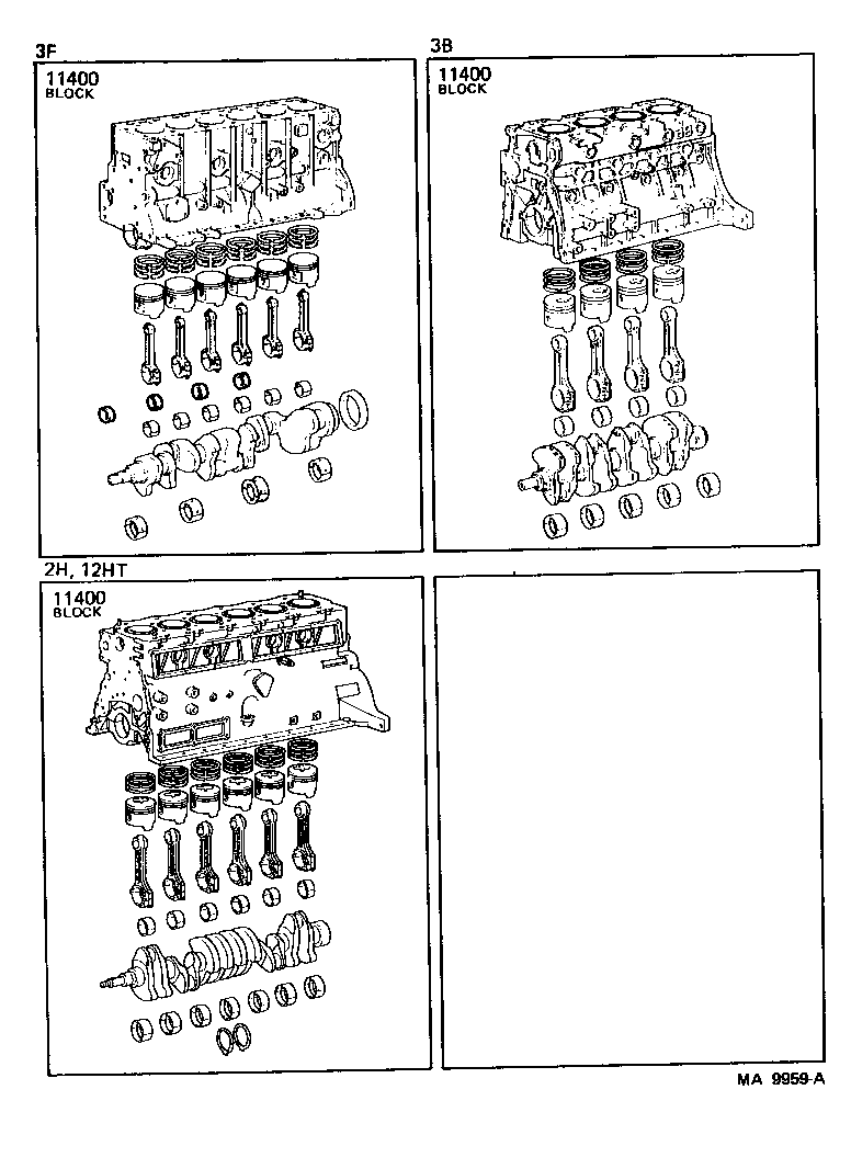  LAND CRUISER 60 |  SHORT BLOCK ASSEMBLY