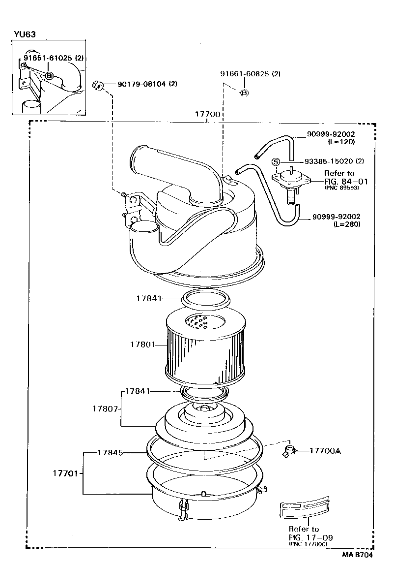  DYNA 200 |  AIR CLEANER