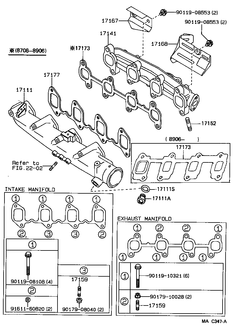  COROLLA |  MANIFOLD