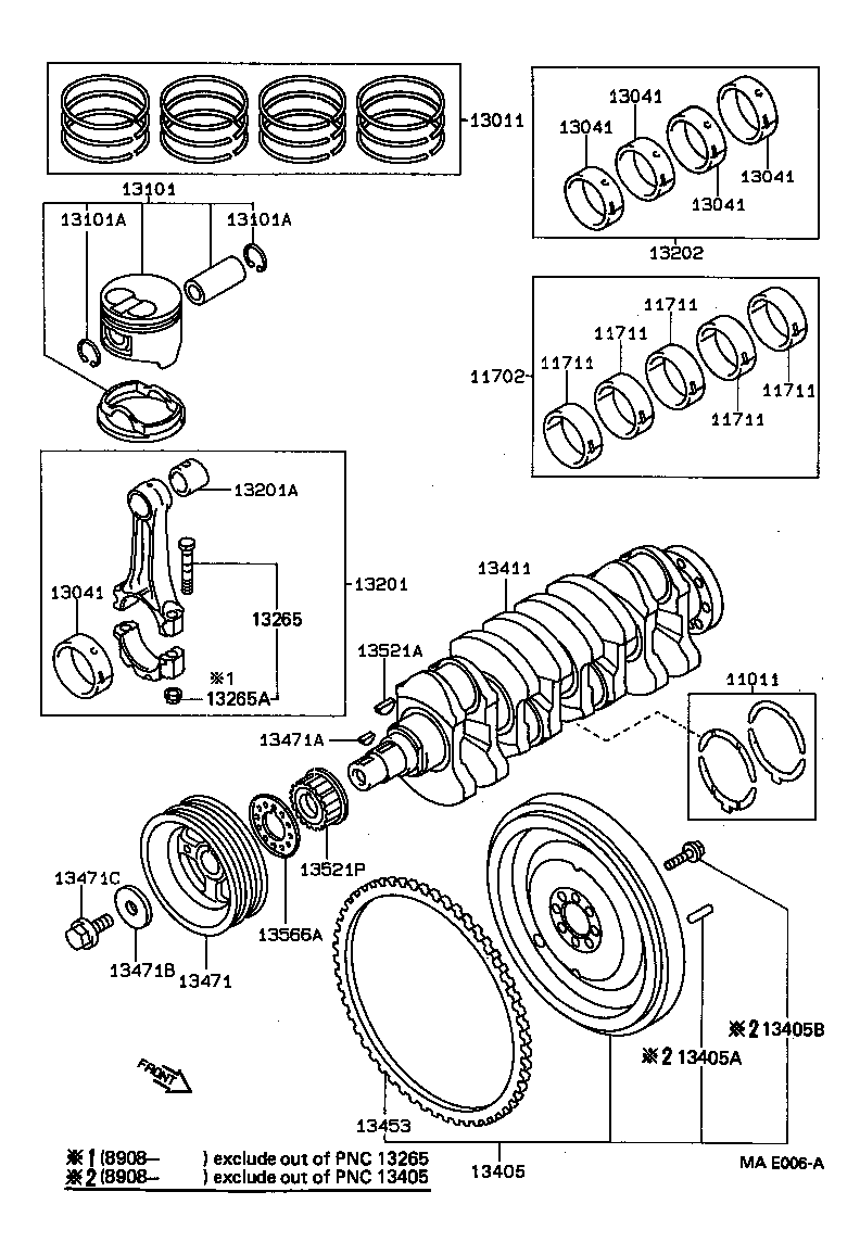  COROLLA |  CRANKSHAFT PISTON