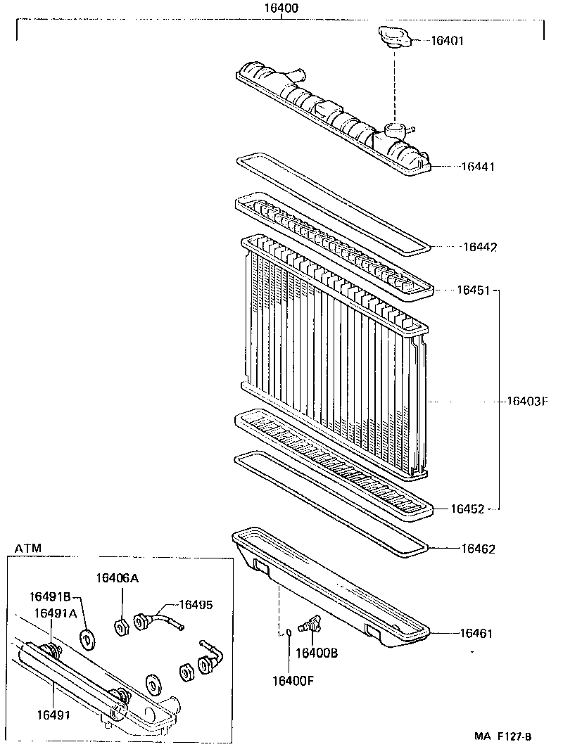  CROWN |  RADIATOR WATER OUTLET