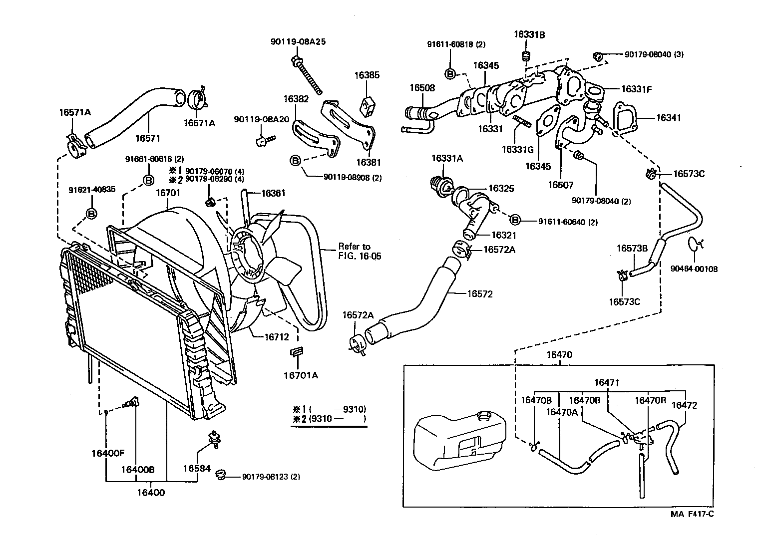  LITEACE VAN WAGON |  RADIATOR WATER OUTLET