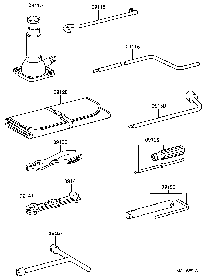  4RUNNER |  STANDARD TOOL