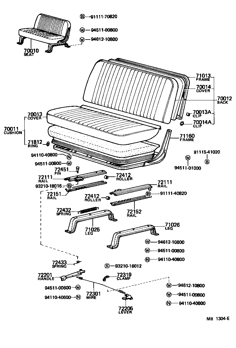  HEAVY DUTY TRUCK |  SEAT SEAT TRACK