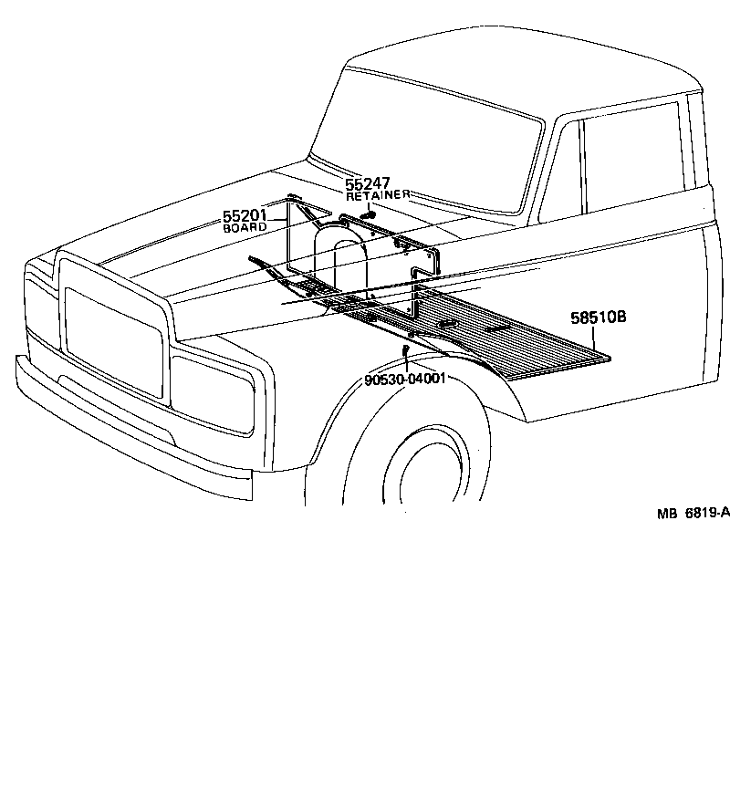  HEAVY DUTY TRUCK |  FLOOR MAT SILENCER PAD