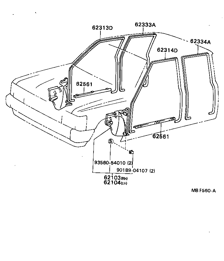  HILUX |  INSIDE TRIM BOARD