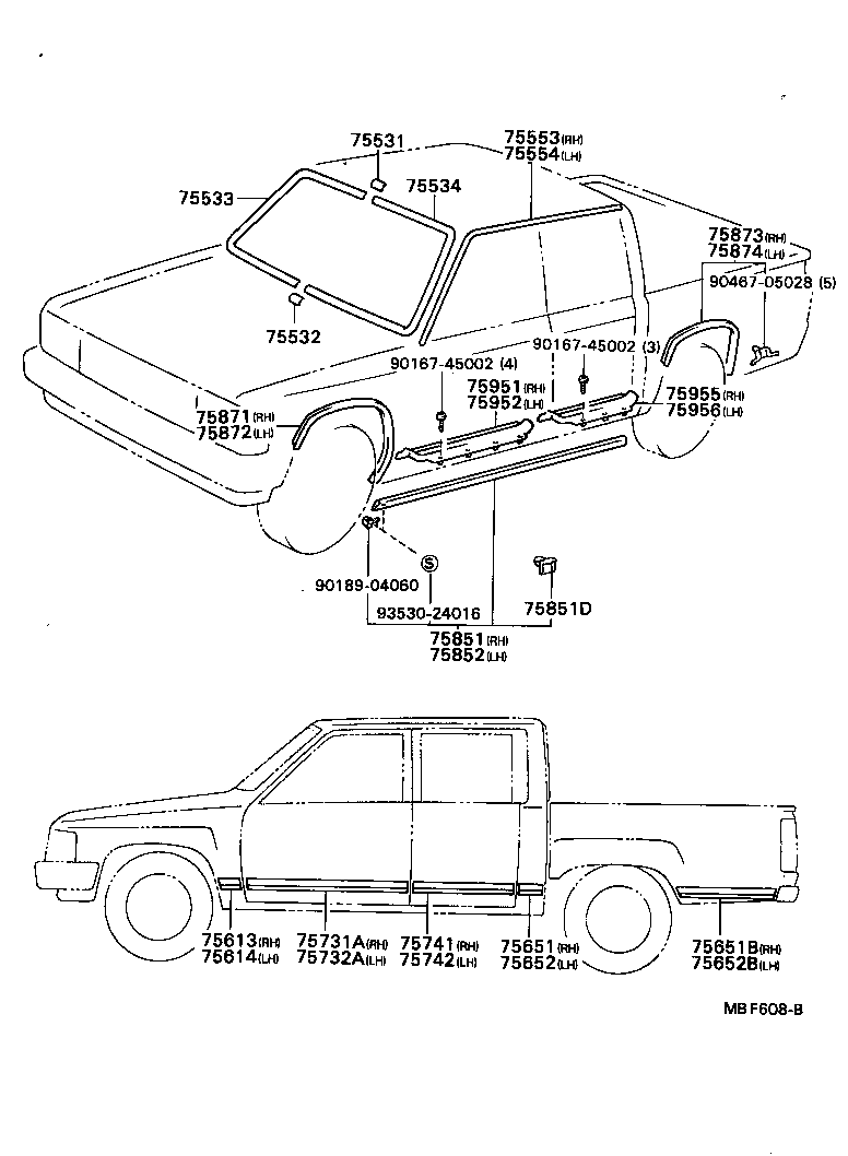  HILUX |  MOULDING