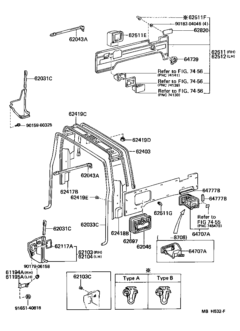  LAND CRUISER 70 |  INSIDE TRIM BOARD