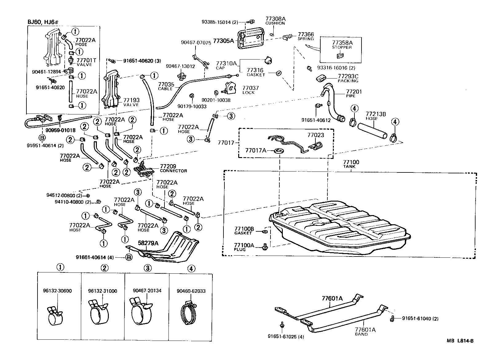  LAND CRUISER 60 |  FUEL TANK TUBE