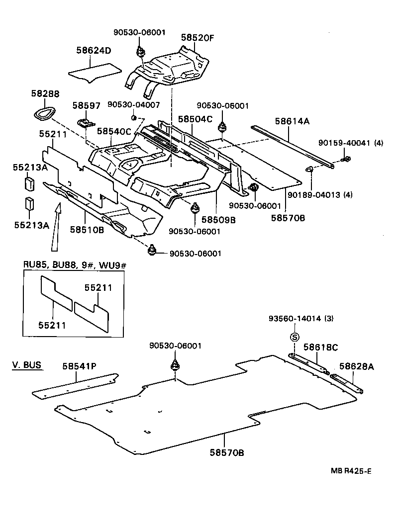  DYNA 200 |  FLOOR MAT SILENCER PAD