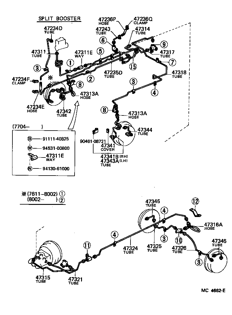  HEAVY DUTY TRUCK |  BRAKE TUBE CLAMP