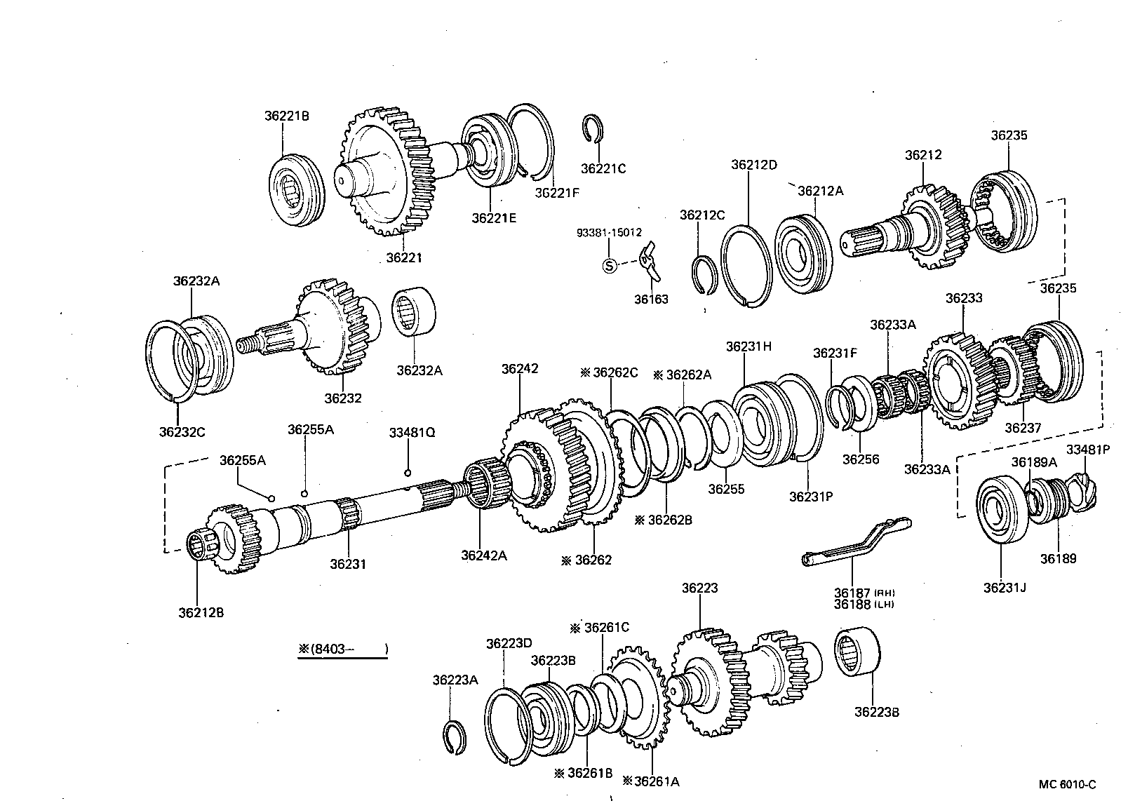  HILUX |  TRANSFER GEAR