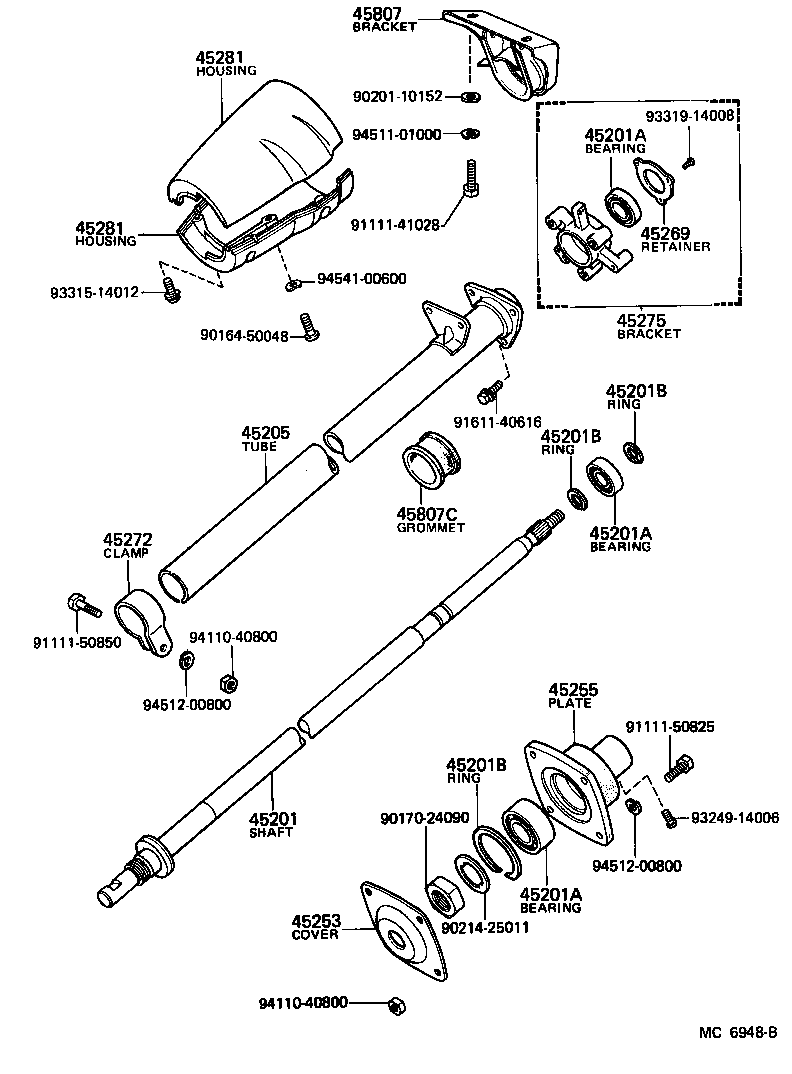  HEAVY DUTY TRUCK |  STEERING COLUMN SHAFT