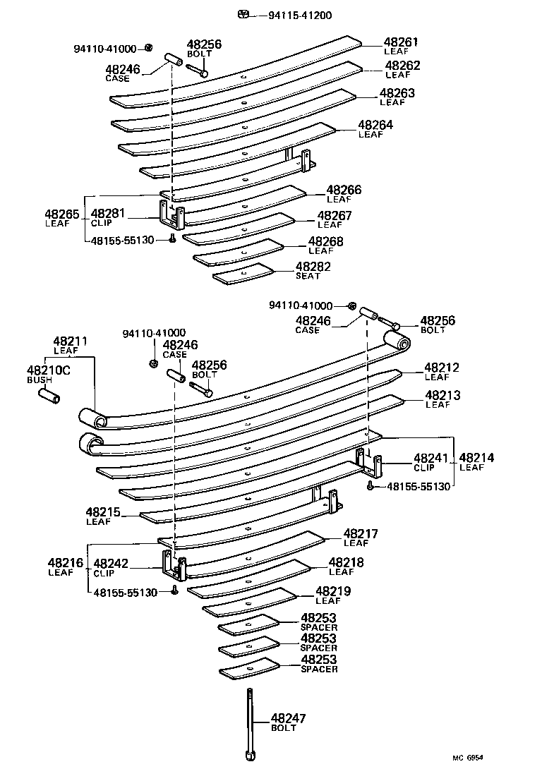  HEAVY DUTY TRUCK |  REAR SPRING SHOCK ABSORBER