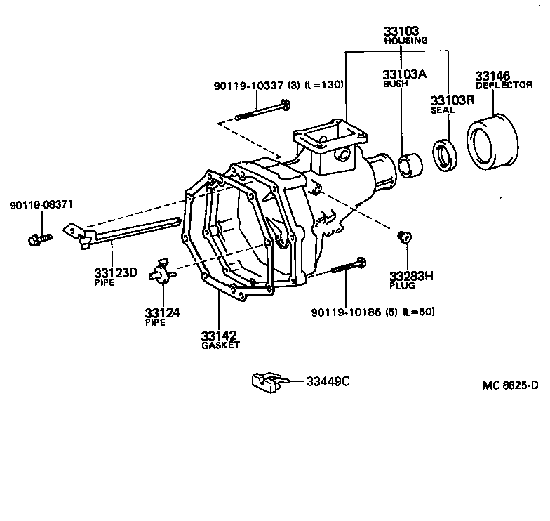  HILUX |  EXTENSION HOUSING MTM