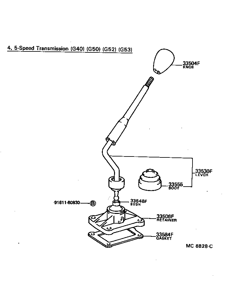  HILUX |  SHIFT LEVER RETAINER