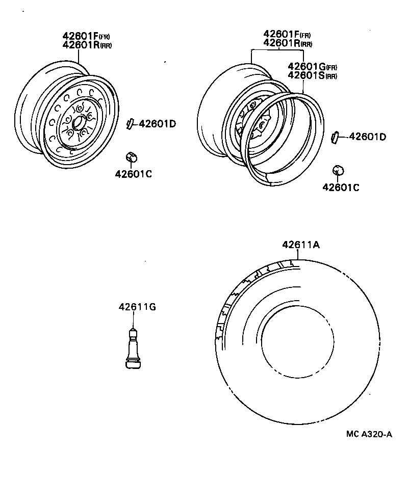  HILUX |  DISC WHEEL WHEEL CAP