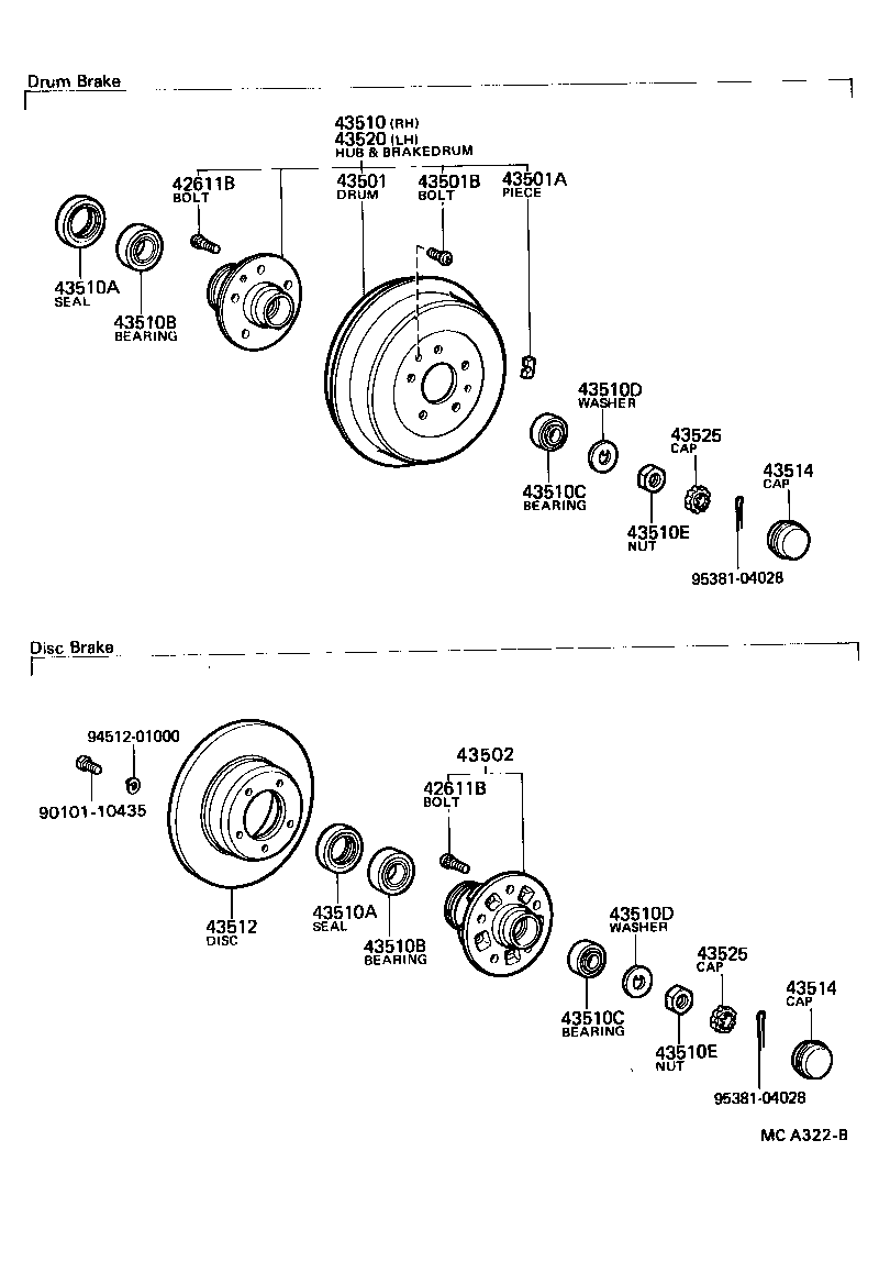  HILUX |  FRONT AXLE HUB