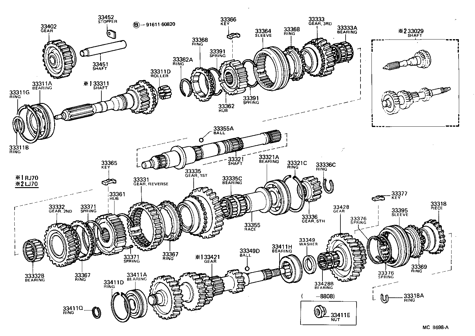  LAND CRUISER 70 |  TRANSMISSION GEAR MTM