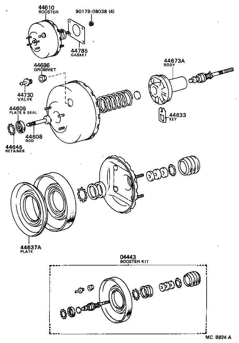  LAND CRUISER 70 |  BRAKE BOOSTER VACUUM TUBE