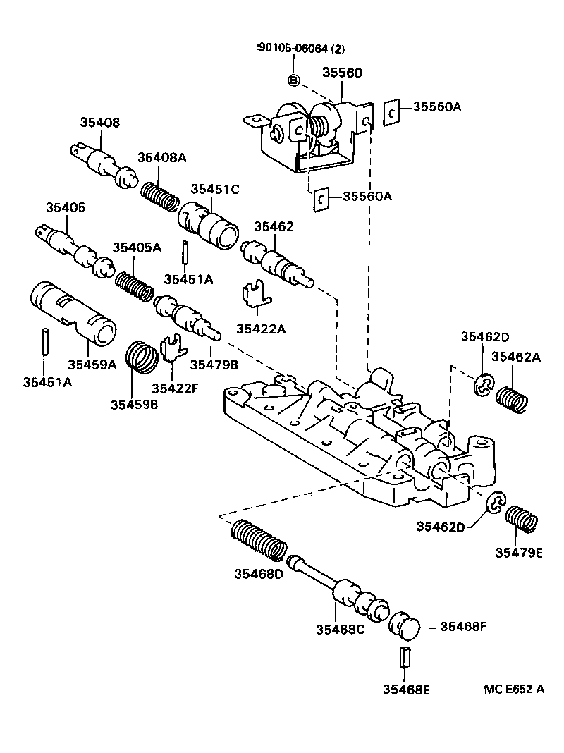  DYNA 200 |  VALVE BODY OIL STRAINER ATM