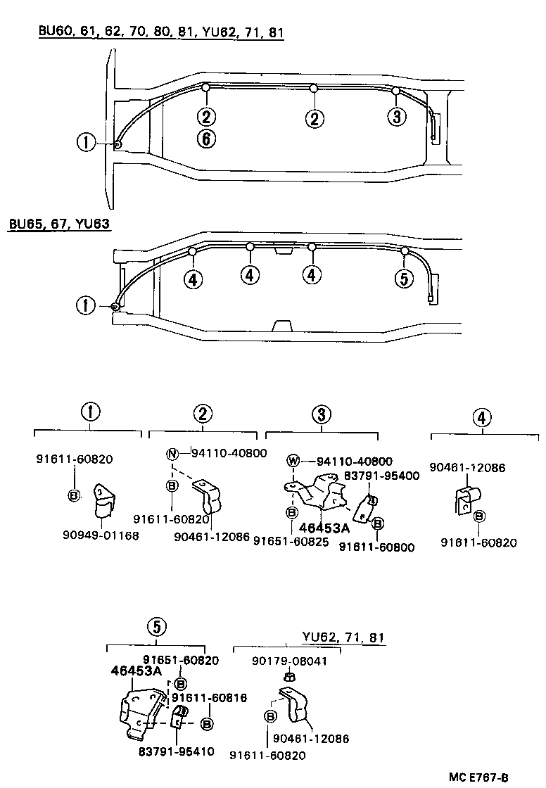  DYNA 200 |  PARKING BRAKE CABLE