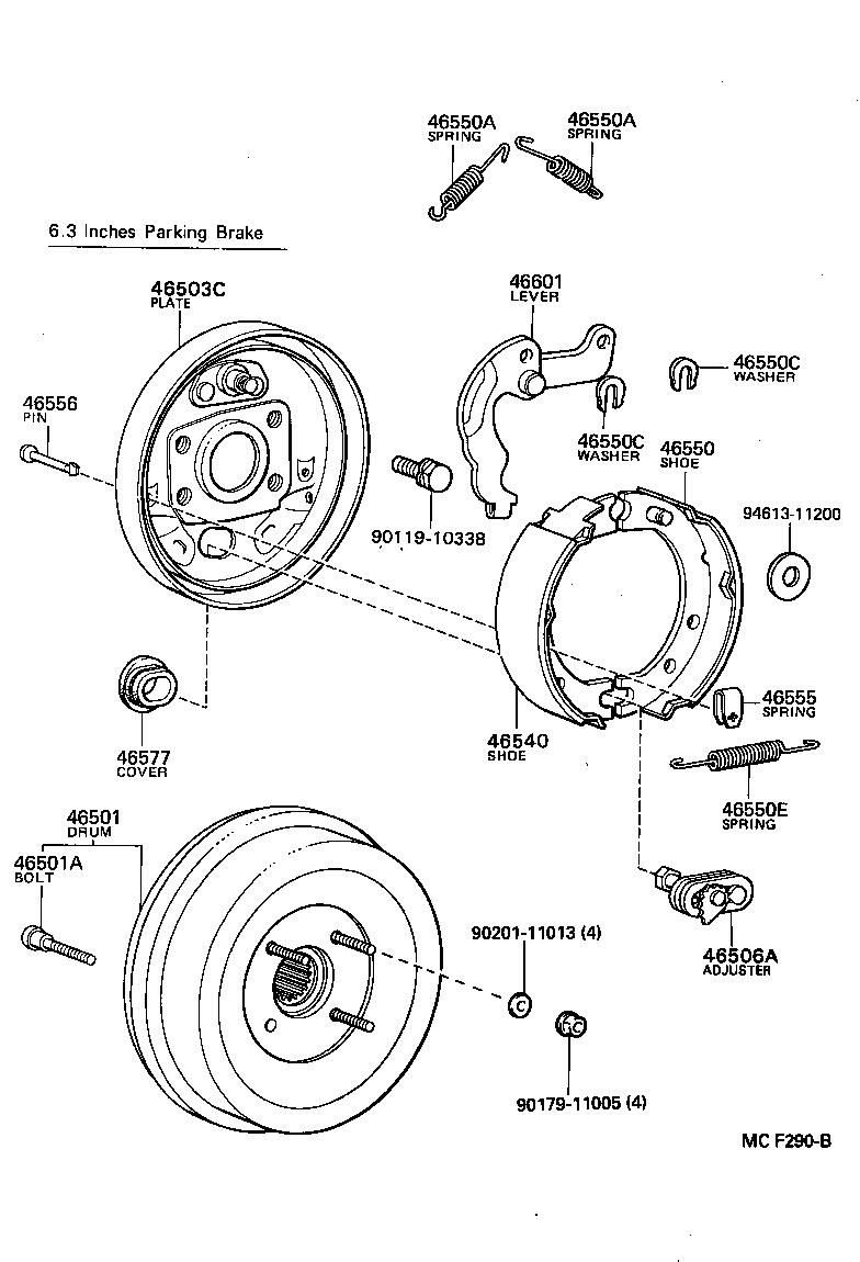  DYNA 200 |  PARKING BRAKE CABLE