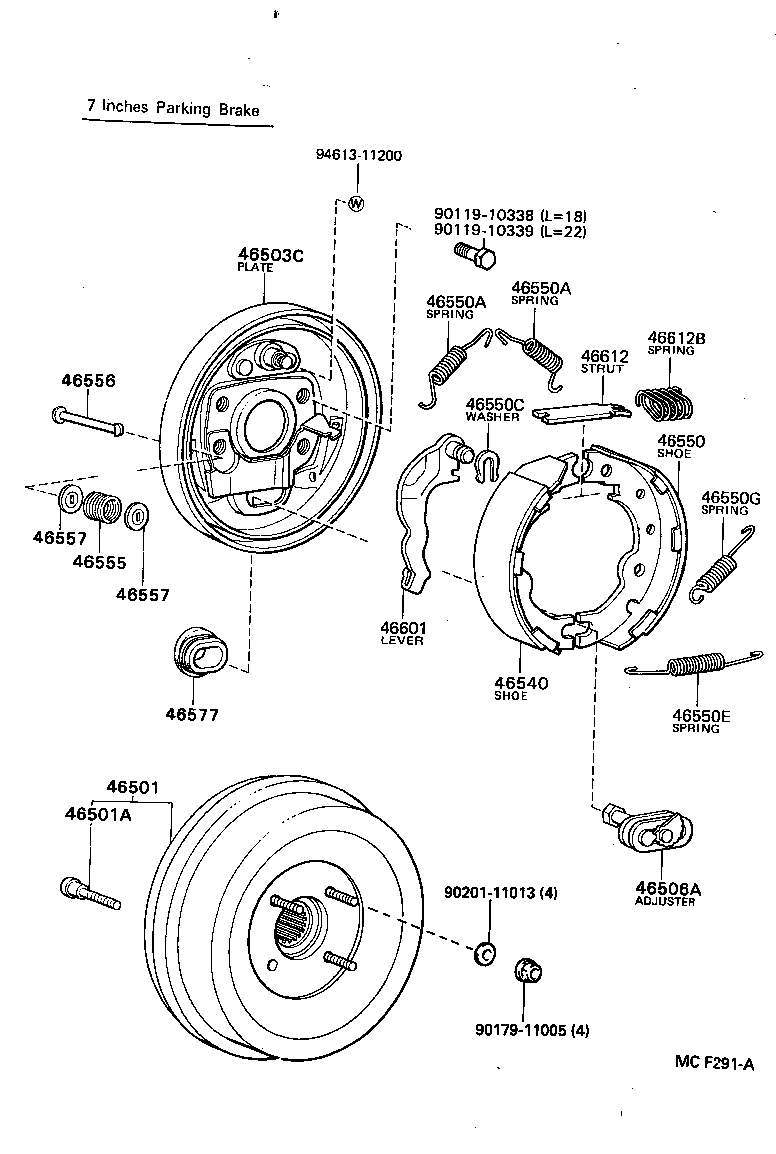  DYNA 200 |  PARKING BRAKE CABLE