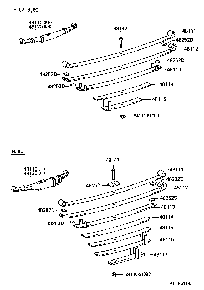  LAND CRUISER 60 |  FRONT SPRING SHOCK ABSORBER