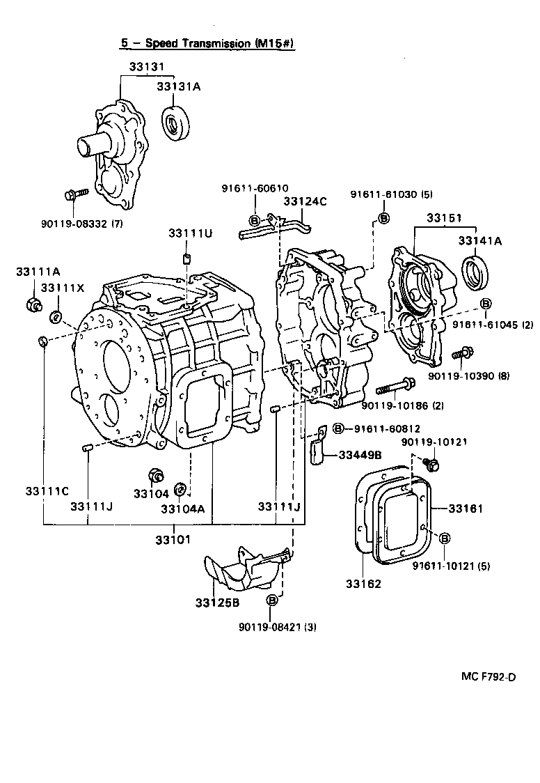  DYNA 200 |  CLUTCH HOUSING TRANSMISSION CASE MTM