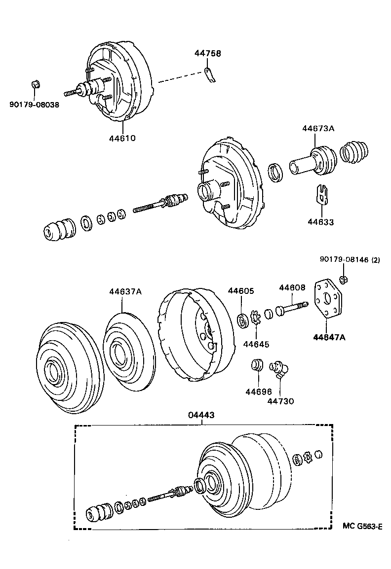  DYNA 200 |  BRAKE BOOSTER VACUUM TUBE