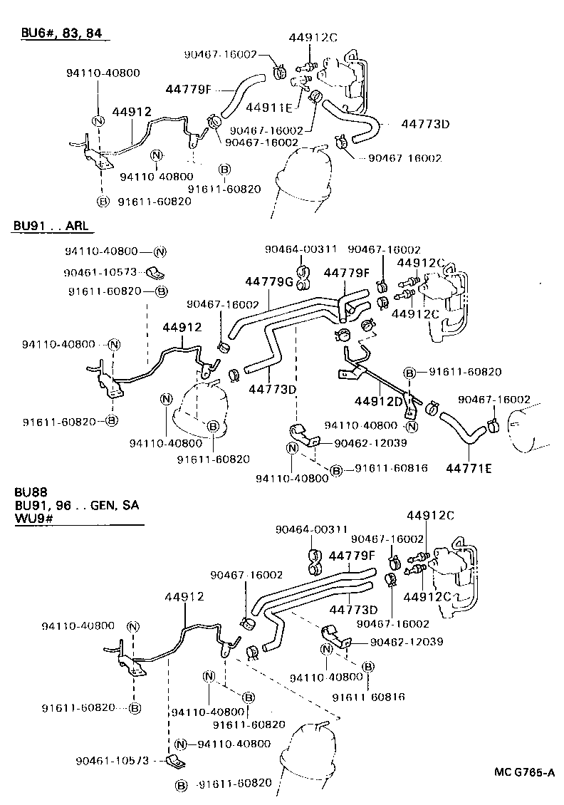  DYNA 200 |  EXHAUST BRAKE TUBE CLAMP