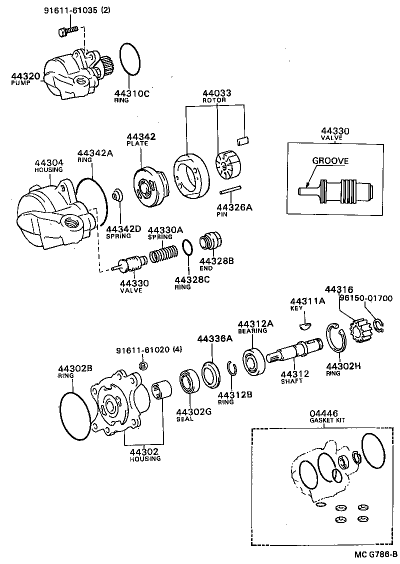  DYNA 200 |  VANE PUMP RESERVOIR POWER STEERING