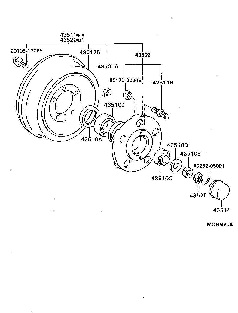  DYNA 200 |  FRONT AXLE HUB