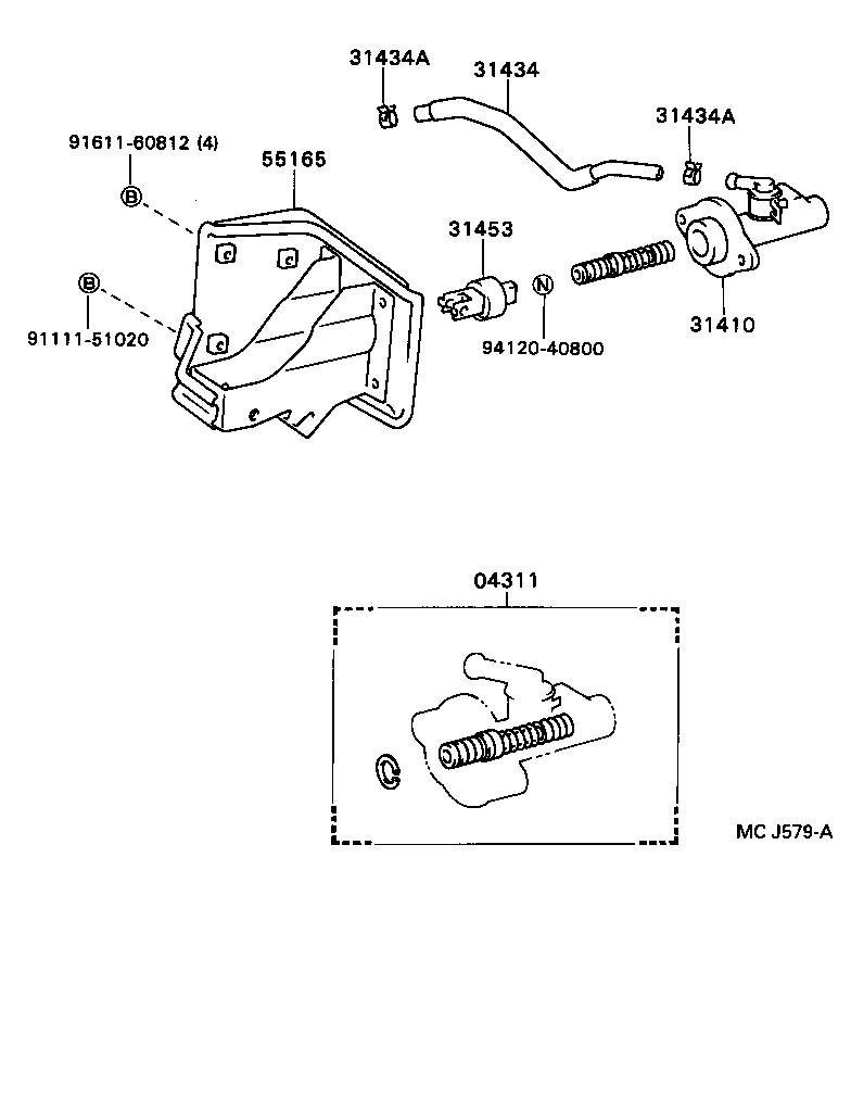  DYNA 200 |  CLUTCH MASTER CYLINDER