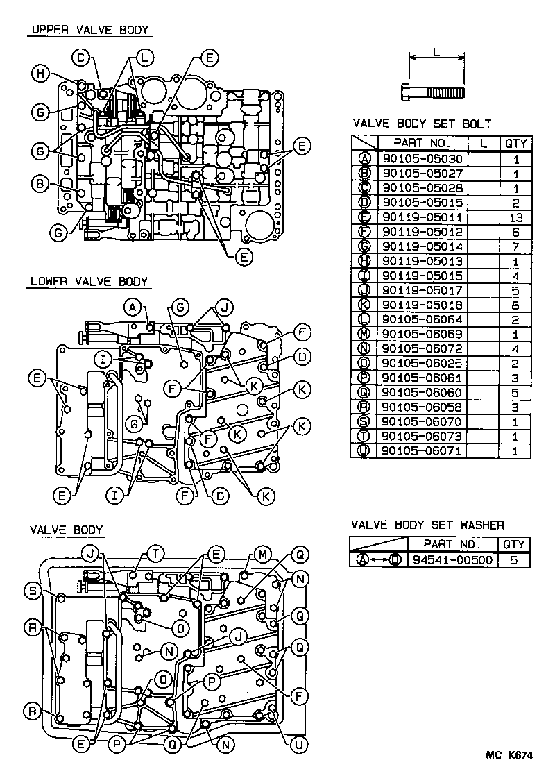  LAND CRUISER 80 |  VALVE BODY OIL STRAINER ATM