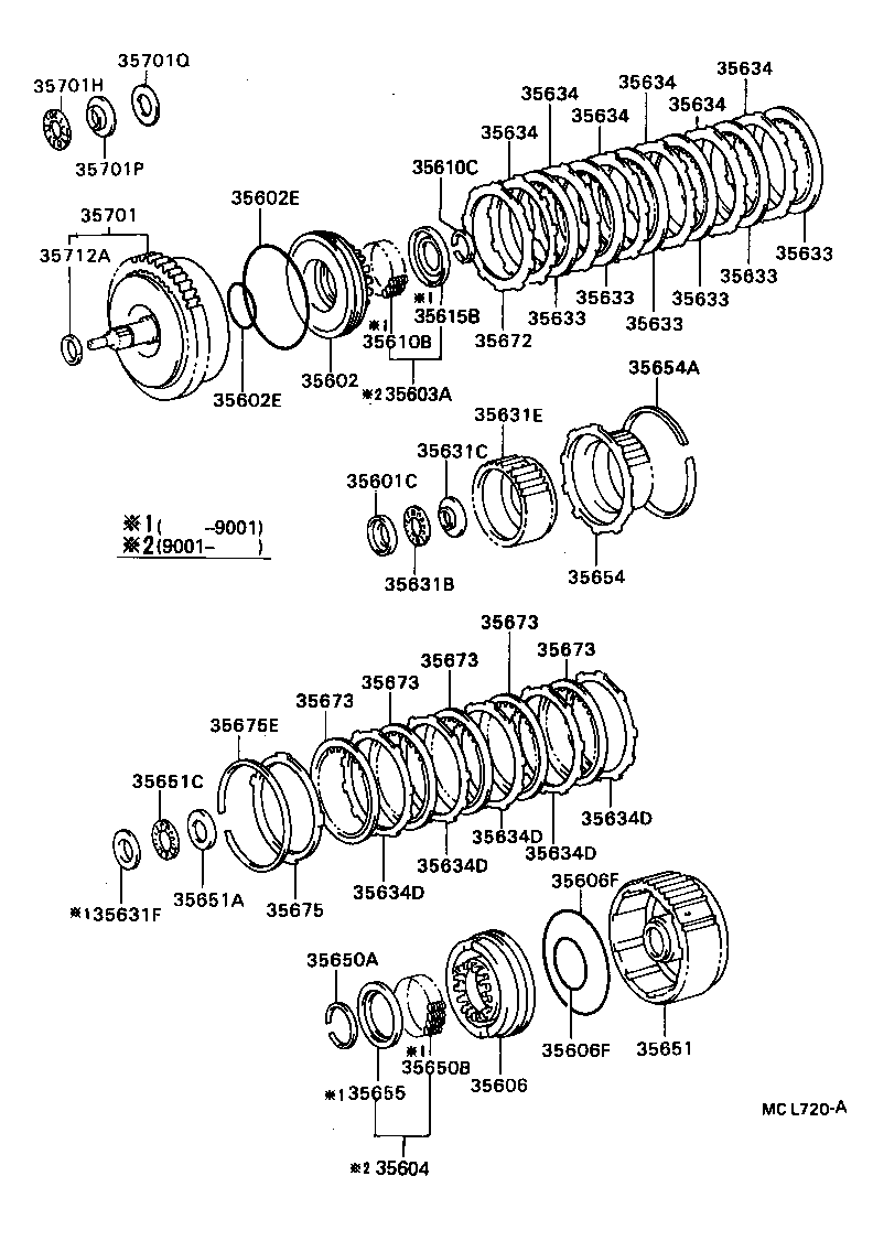  DYNA 200 |  BRAKE BAND MULTIPLE DISC CLUTCH ATM