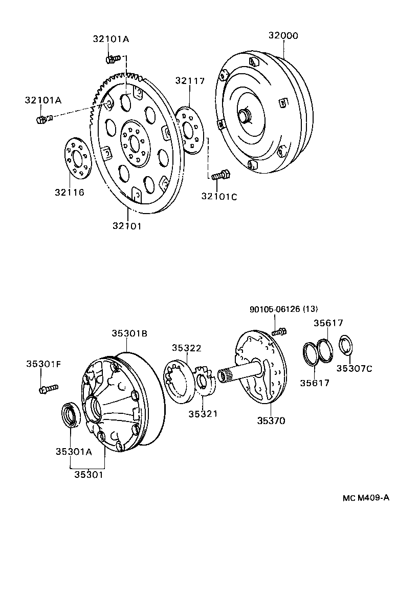  CROWN |  TORQUE CONVERTER FRONT OIL PUMP CHAIN ATM